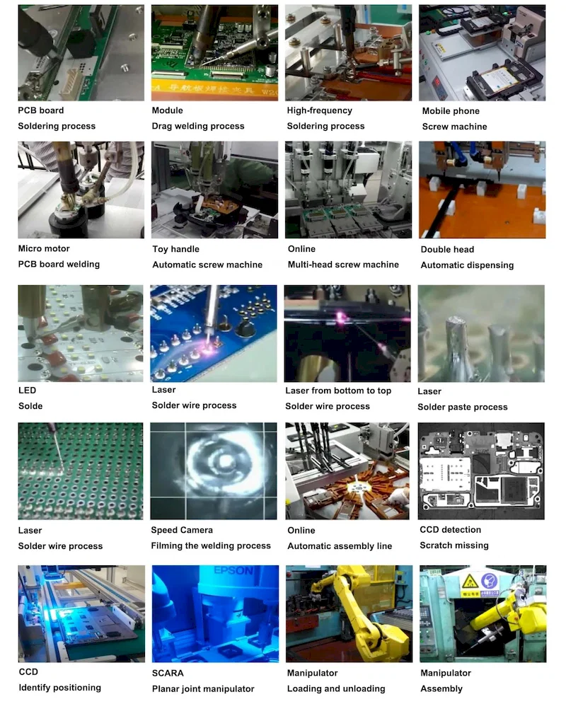 自動回転はんだ付け機、ネジロック組立機