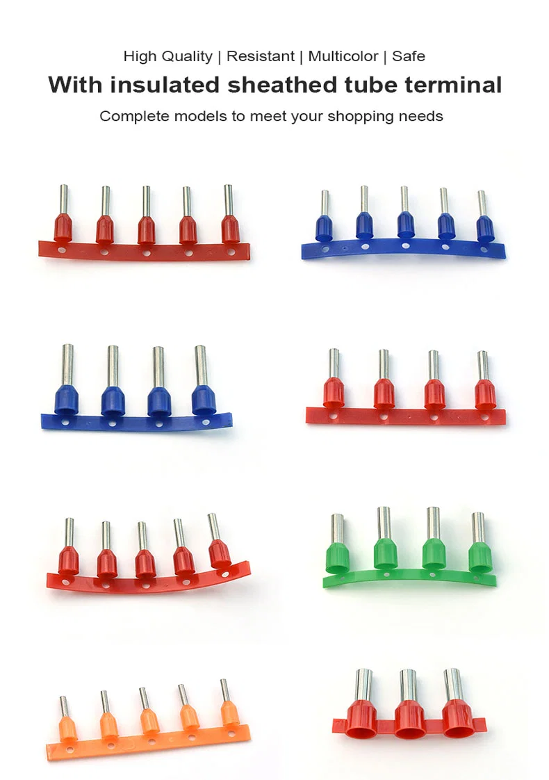 Pin Terminal, Insulated Round Terminal, Tube Terminals ピン端子、絶縁丸端子、チューブ端子